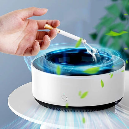 No Clouds Ashtray - 2 in 1 Multifunctional Ashless Air Purifier with Filter Ashtray