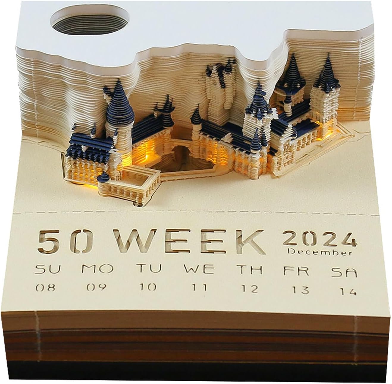 Calendar 3D Castle Calendar 2024 Weekly calendar