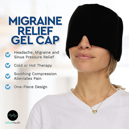 Ice compress hangover relief cap