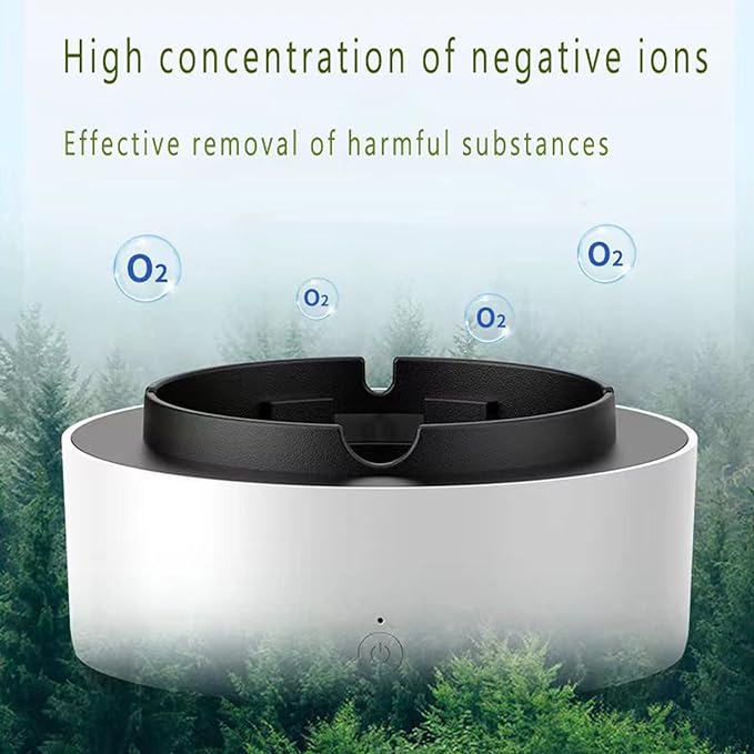 No Clouds Ashtray - 2 in 1 Multifunctional Ashless Air Purifier with Filter Ashtray