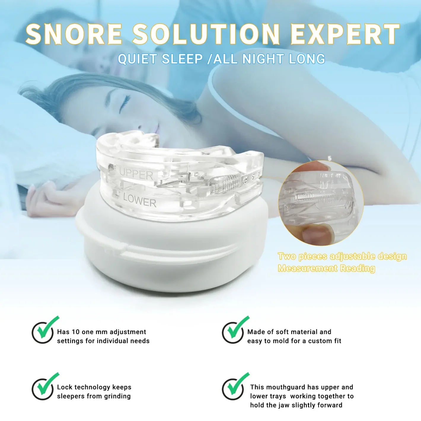 ANTI SNORE MOUTHPIECE