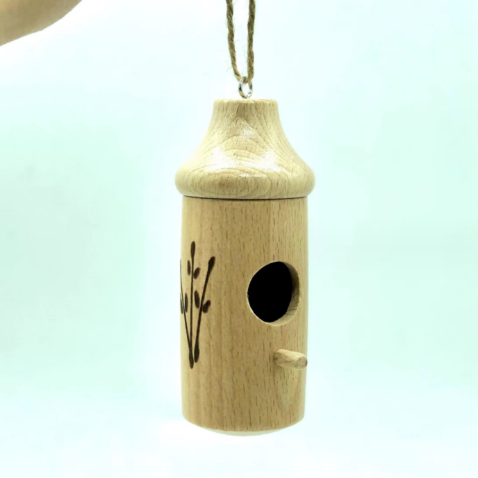 Wooden Hummingbird House-Gift for Nature Lovers