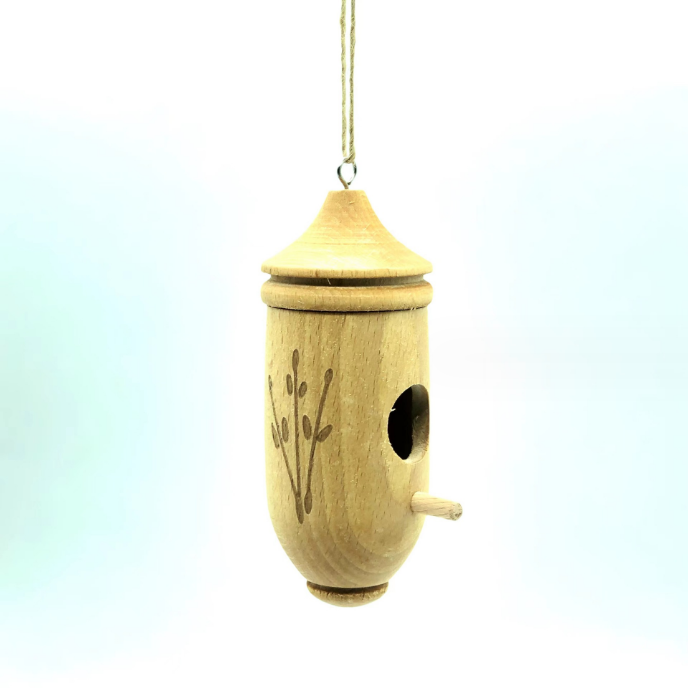 Wooden Hummingbird House-Gift for Nature Lovers