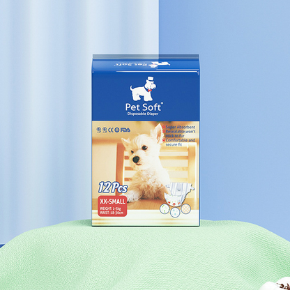 Pet Soft™ Disposable Male Dog Wraps - Dog Diapers